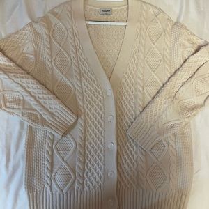 aritzia sunday best peggy cardigan